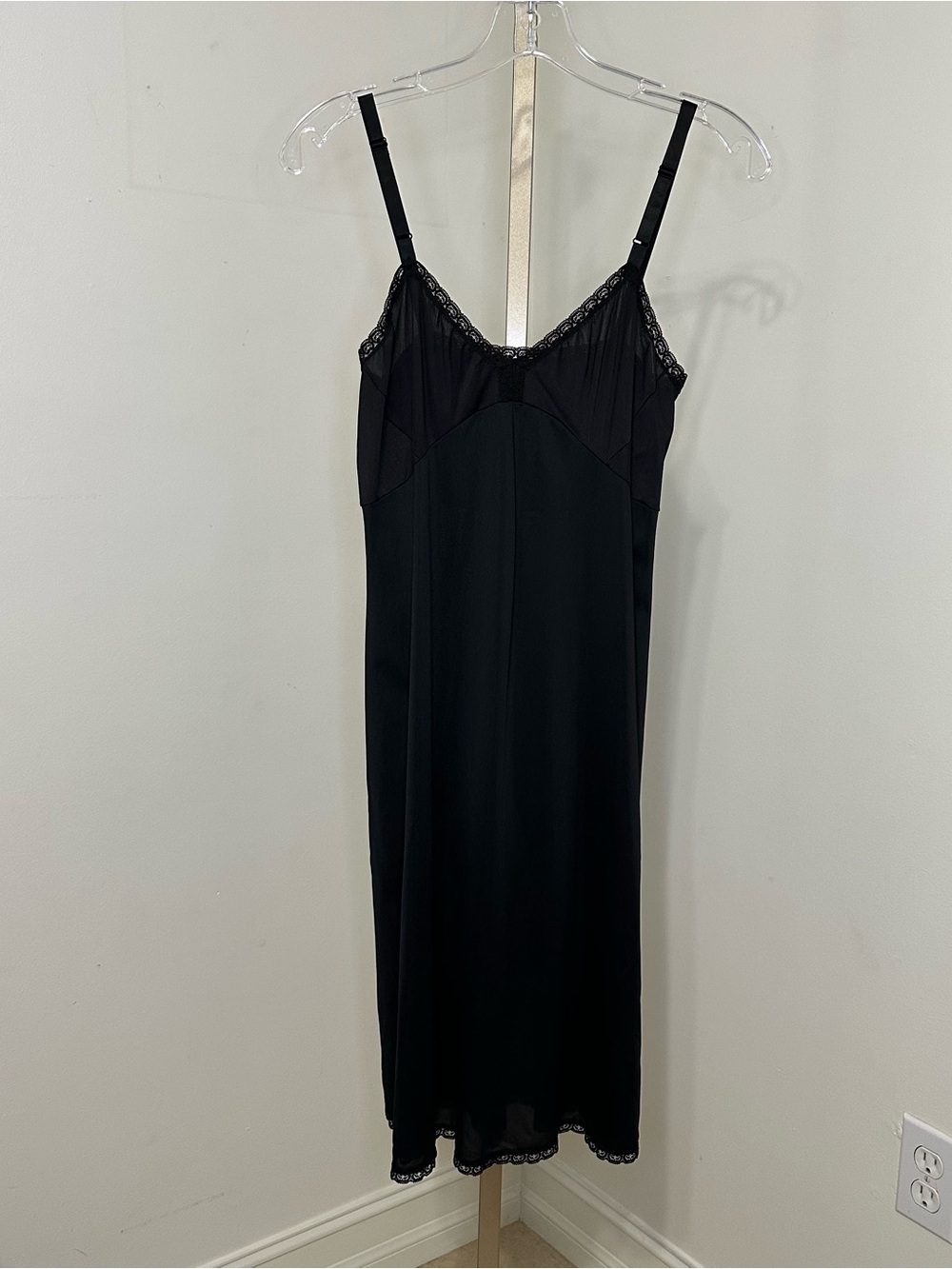 Vintage black slip